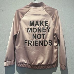 Make money not friends jacket